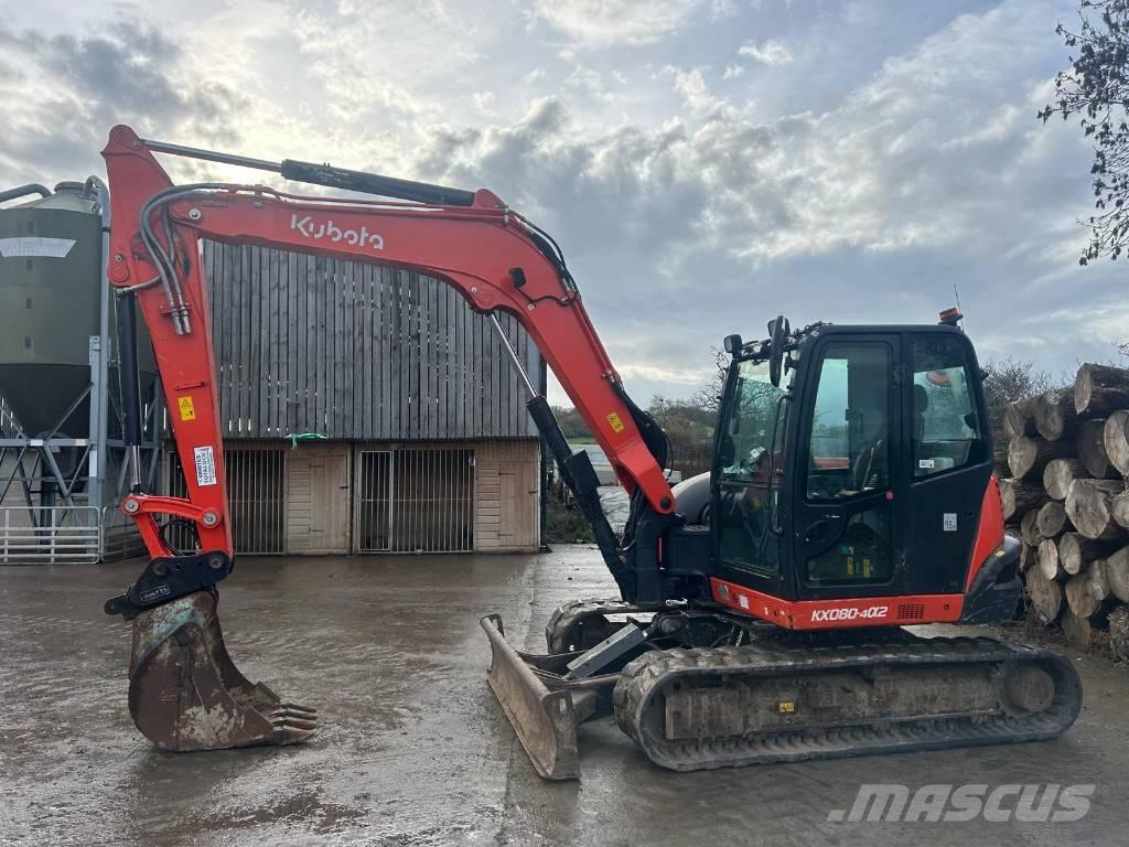 Kubota KX 080-4 Середні екскаватори 7т. - 12т.