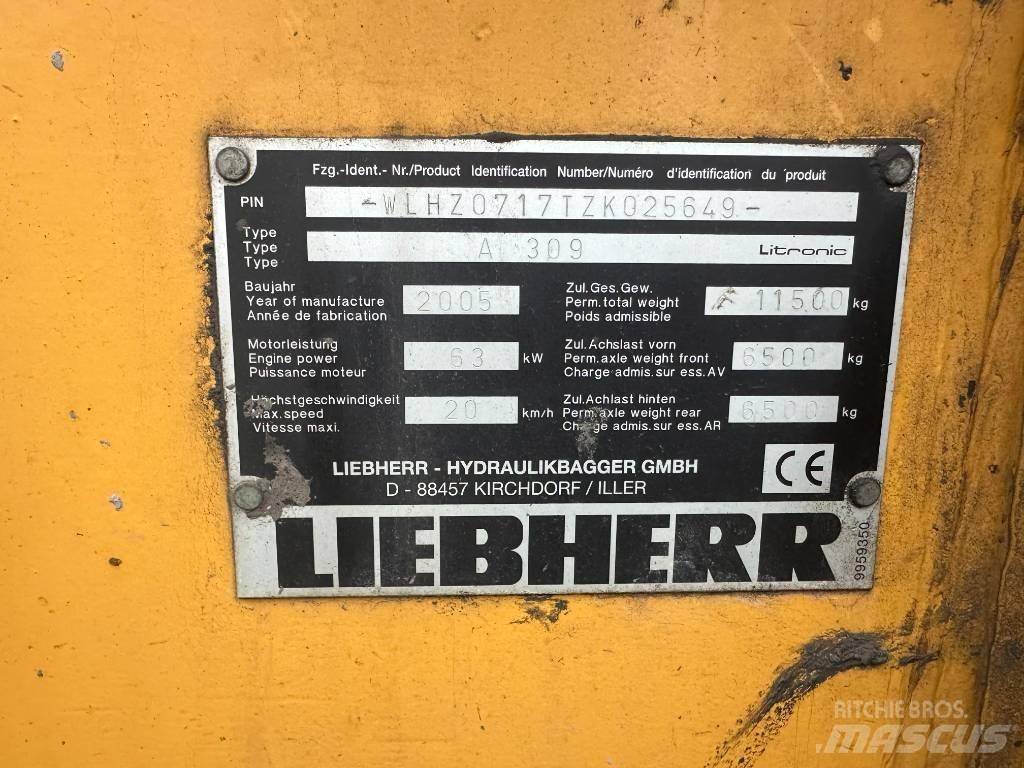 Liebherr A 309 Колісні екскаватори