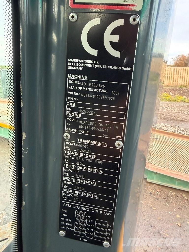 Bell B 25 D Зчленовані самоскиди