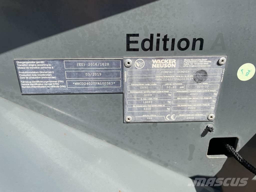 Wacker Neuson DV 90 Міні самоскиди