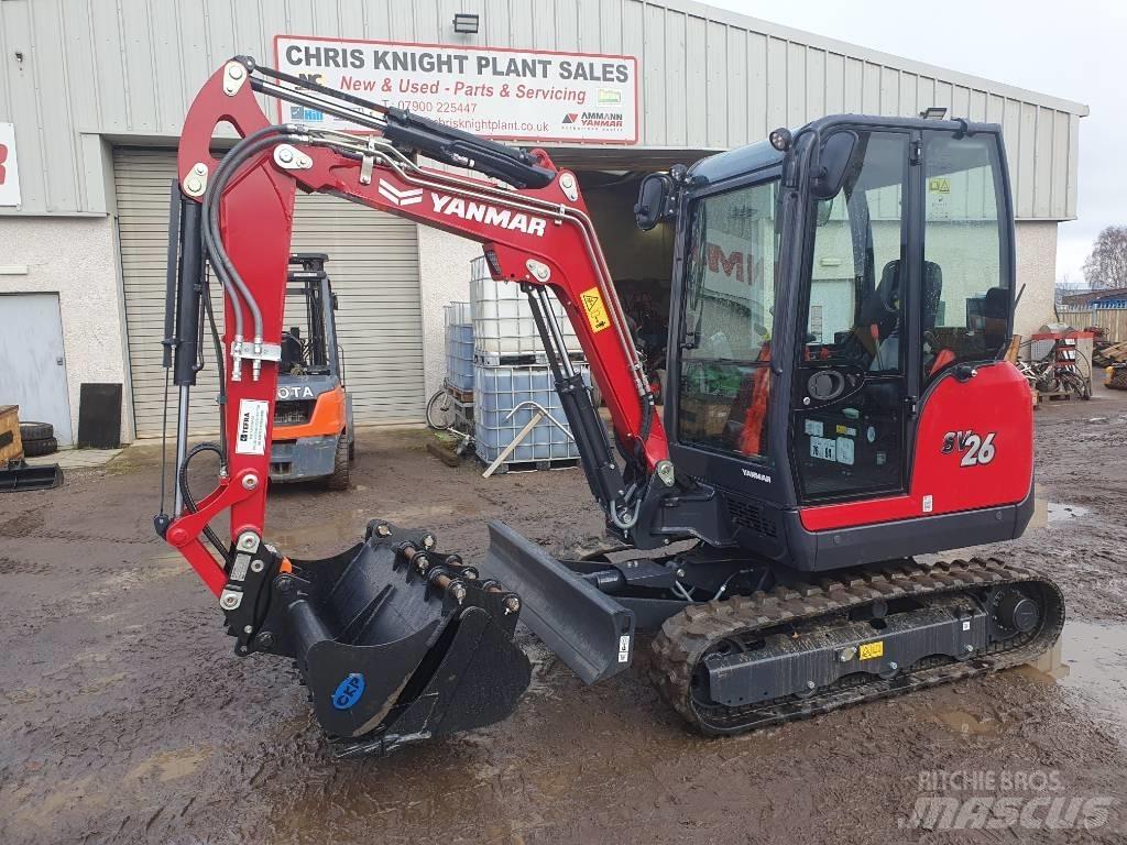 Yanmar SV26 Міні-екскаватори < 7т