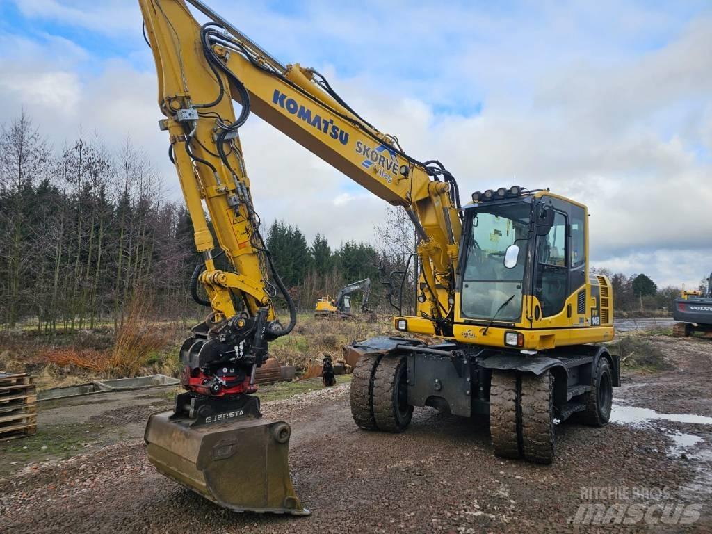 Komatsu PW148-8 Колісні екскаватори