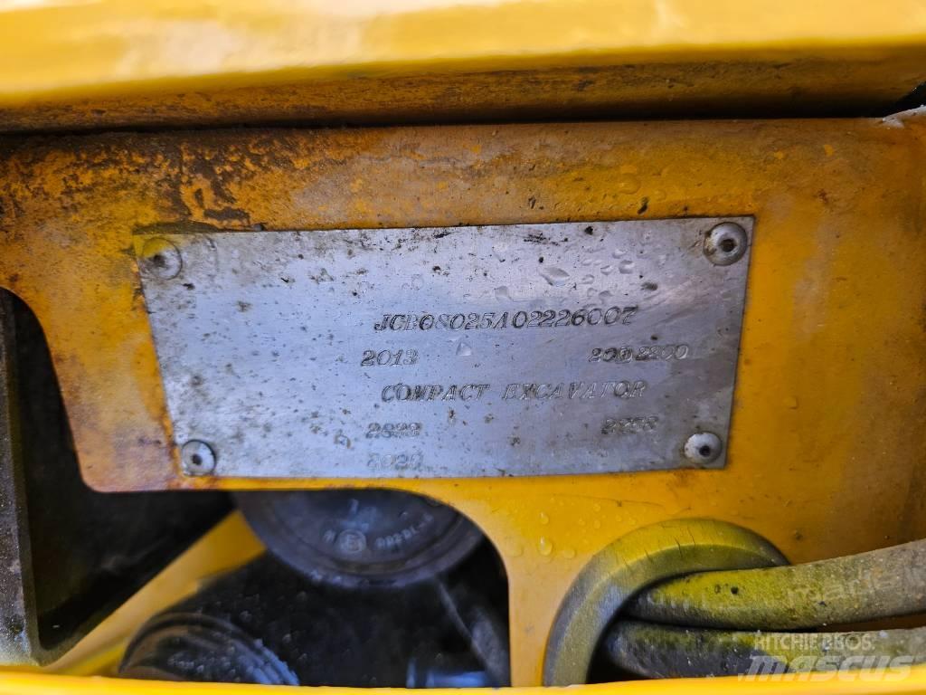 JCB 8025 ZTS Міні-екскаватори < 7т