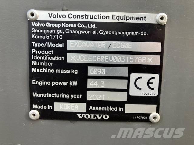 Volvo EC 60 E Гусеничні екскаватори