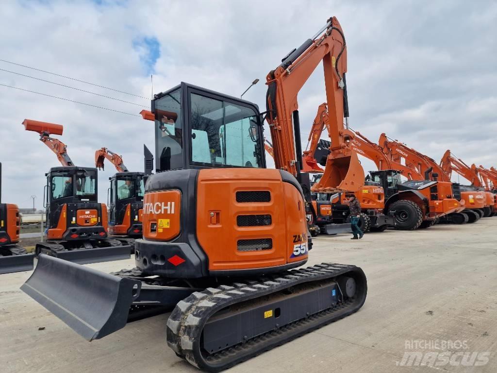 Hitachi ZX55U-6 Міні-екскаватори < 7т