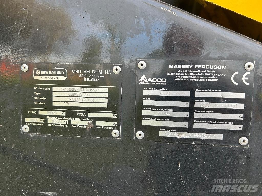 New Holland BB 9090 Тюкові прес-підбирачі