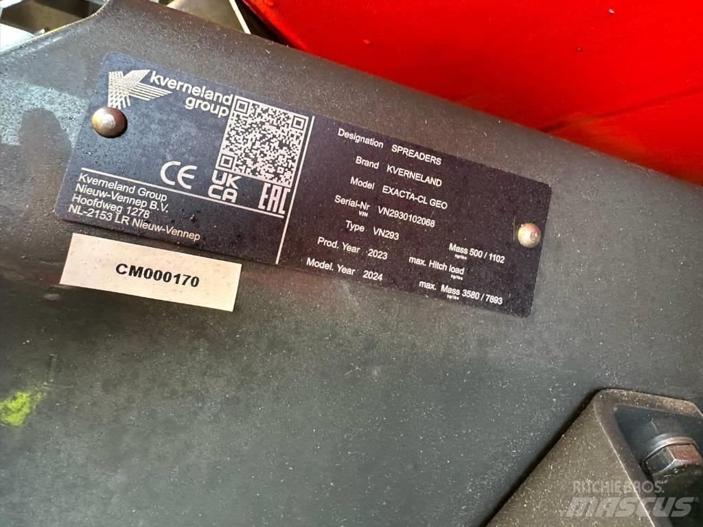 Kverneland CL 1300 Розсіювач мінеральних добрив
