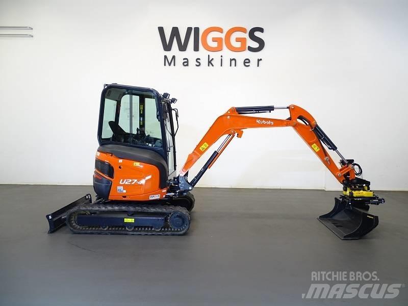 Kubota U 27-4 Міні-екскаватори < 7т