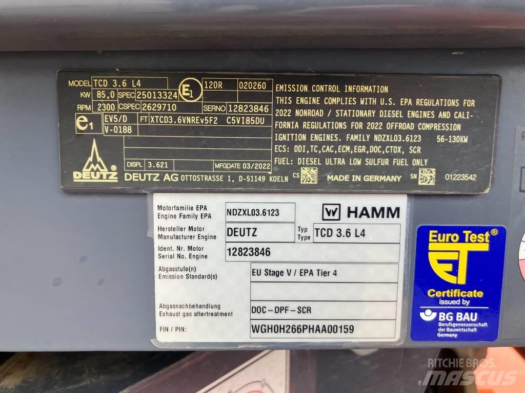 Hamm H12i Ущільнювачі грунту