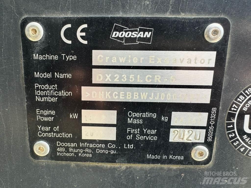Doosan DX235LCR-5 Гусеничні екскаватори