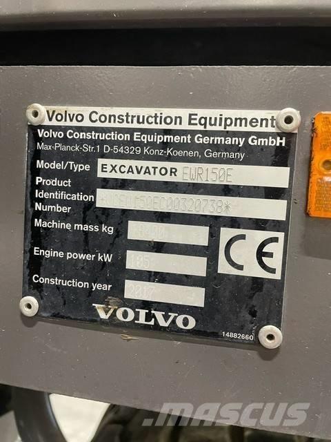 Volvo EWR150E Колісні екскаватори