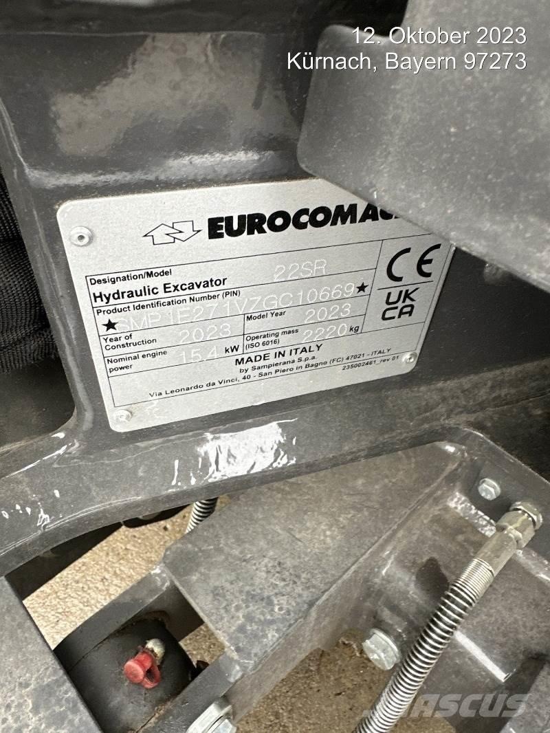 Eurocomach 22SR Міні-екскаватори < 7т