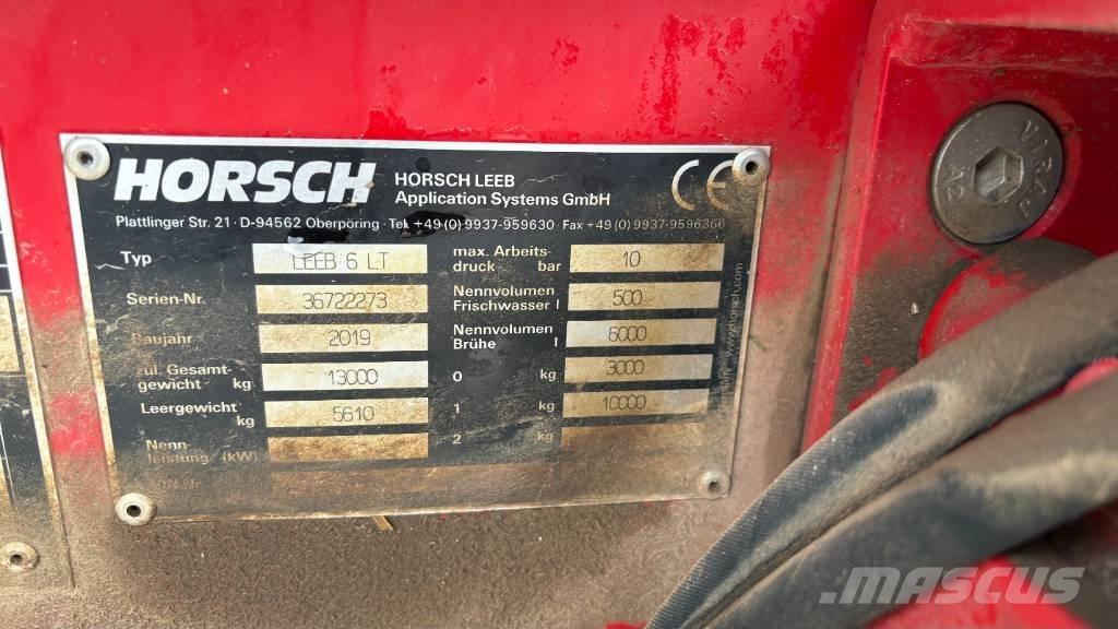 Horsch Leeb 6 LT Причіпні обприскувачі