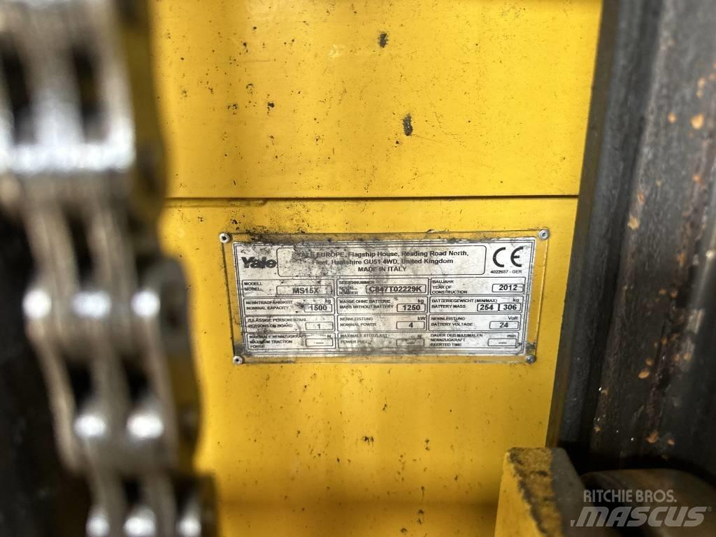Yale ms15x Ручні гідравлічні візки