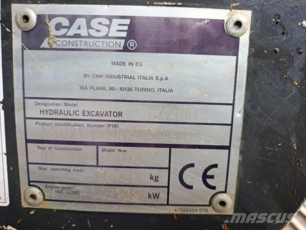 CASE CX 210 D Гусеничні екскаватори