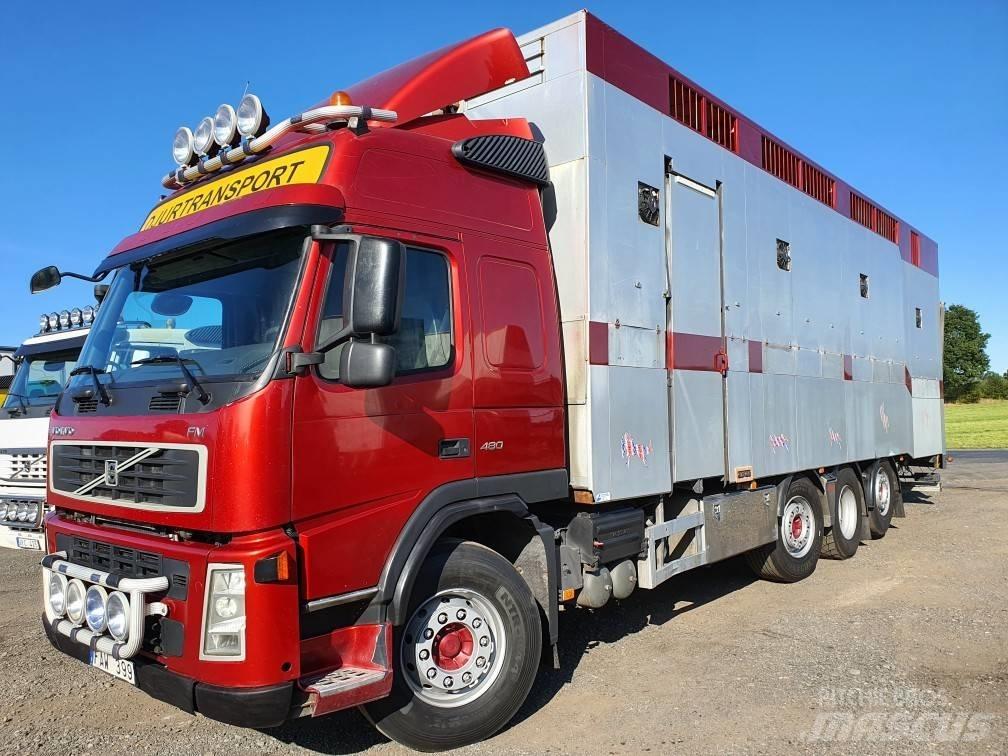 Volvo FM12 Автотранспорт для перевезення тварин
