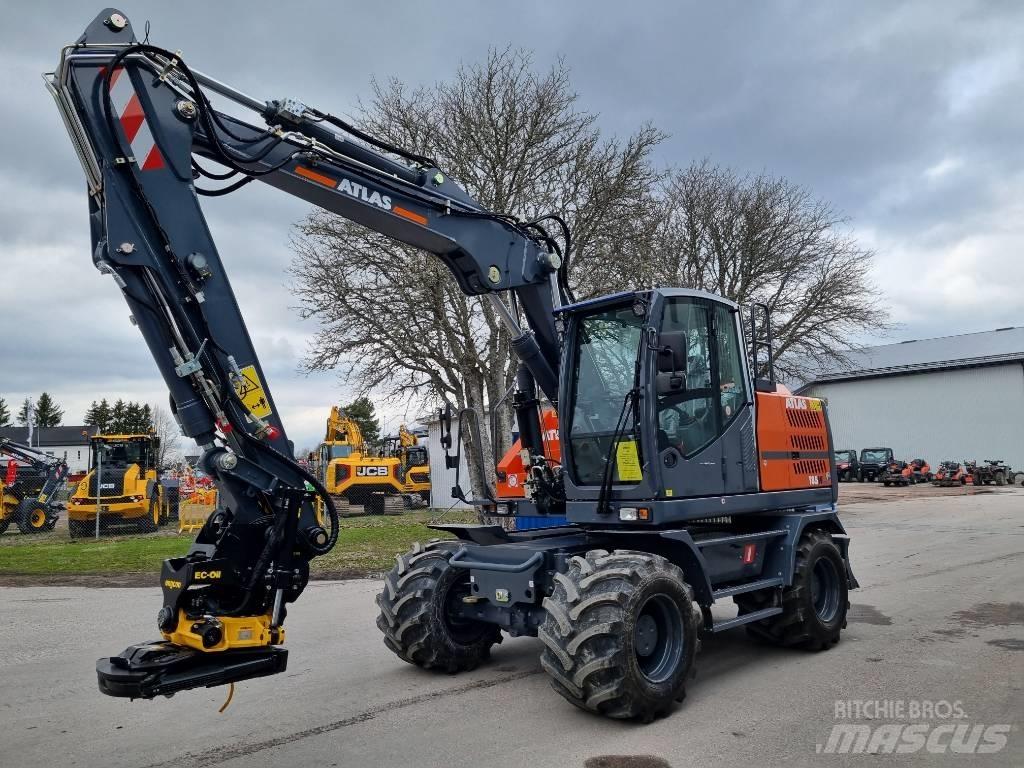 Atlas 185W blue Колісні екскаватори