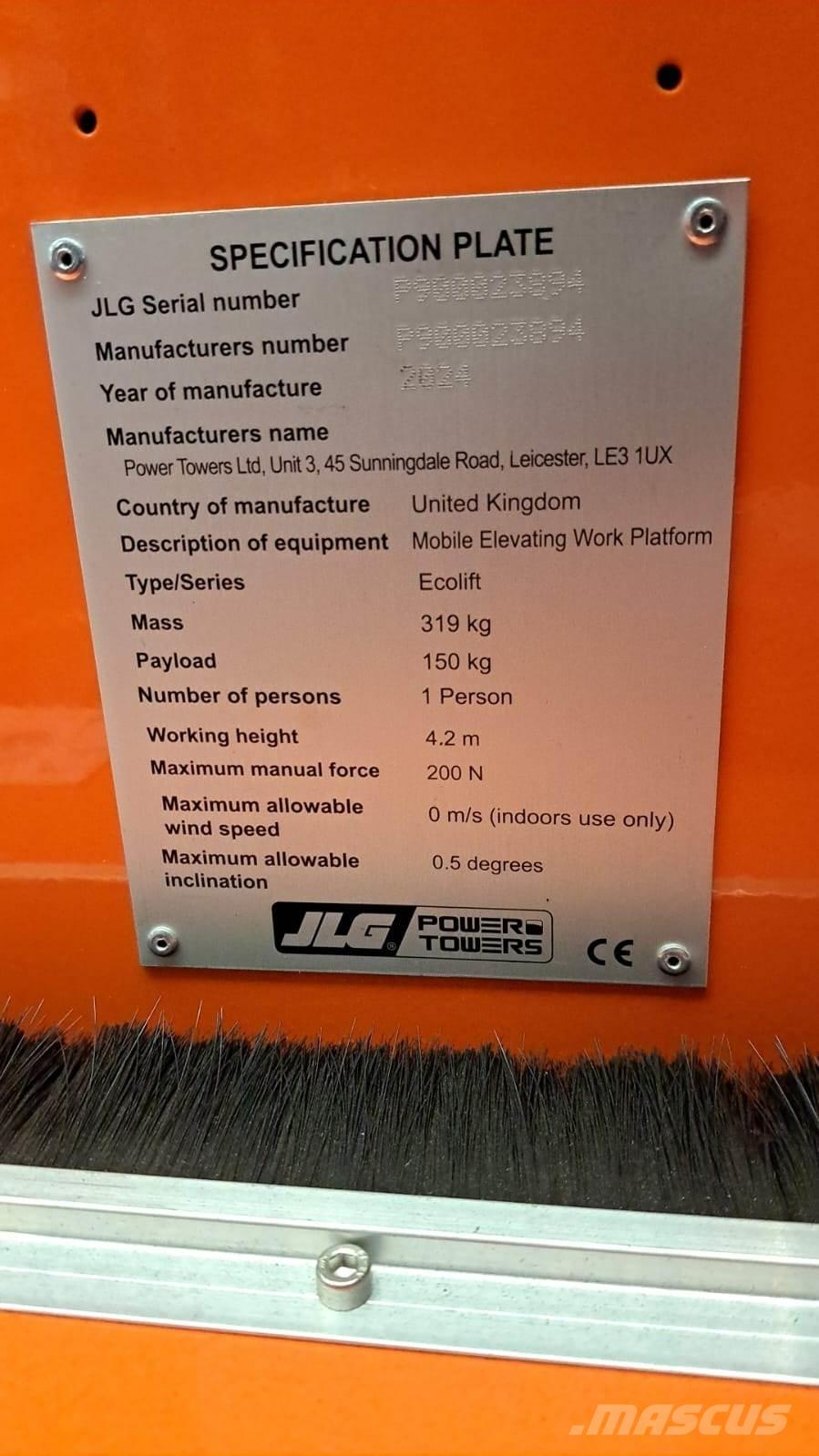 JLG Ecolift2.2 Інші підйомники і платформи