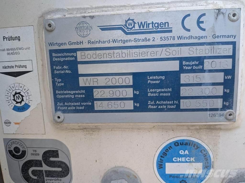 Wirtgen WR2000 Ресайклери