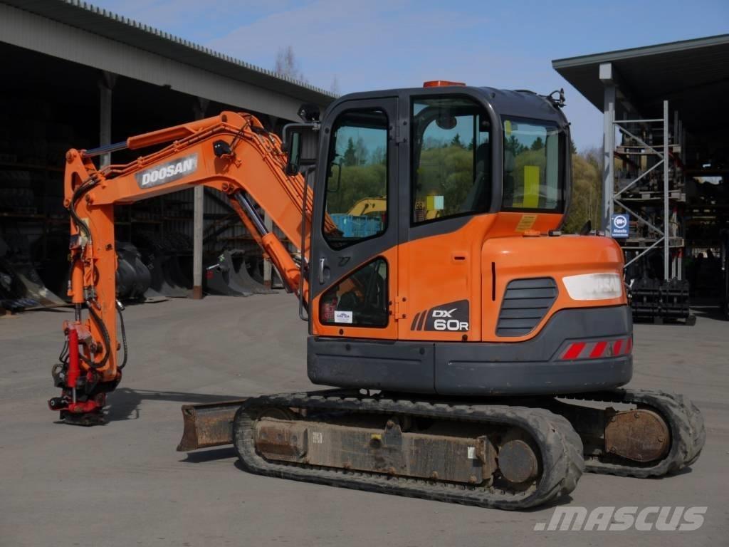 Doosan DX 60 R Міні-екскаватори < 7т