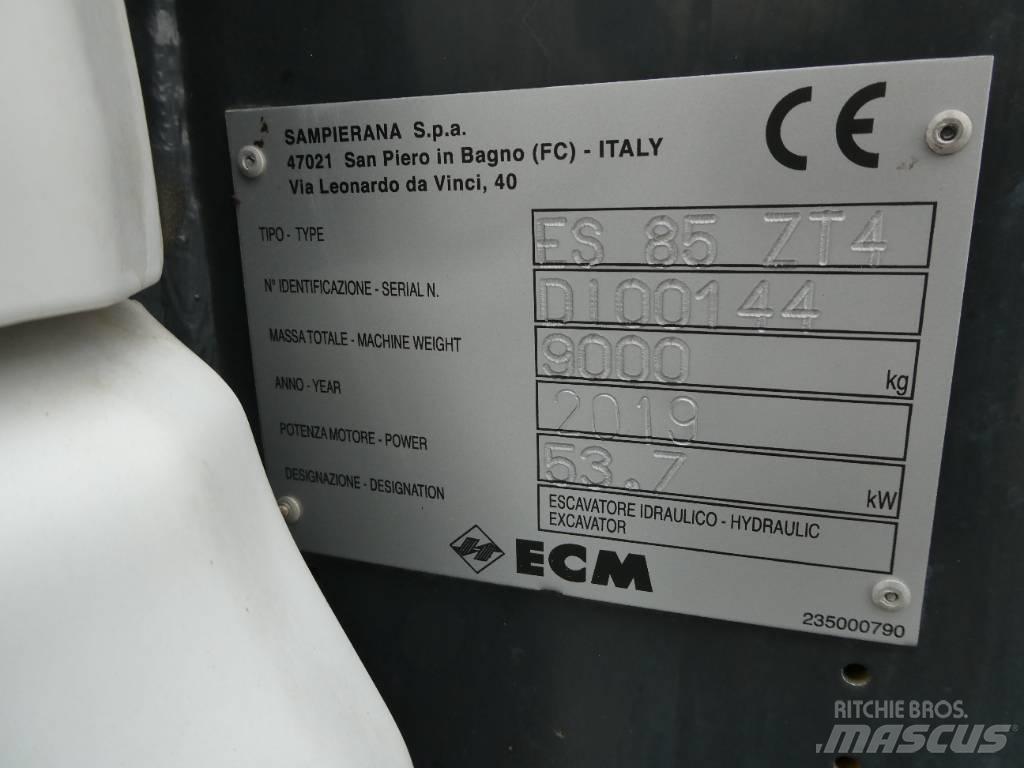 ECM ES 85 ZT4 Середні екскаватори 7т. - 12т.