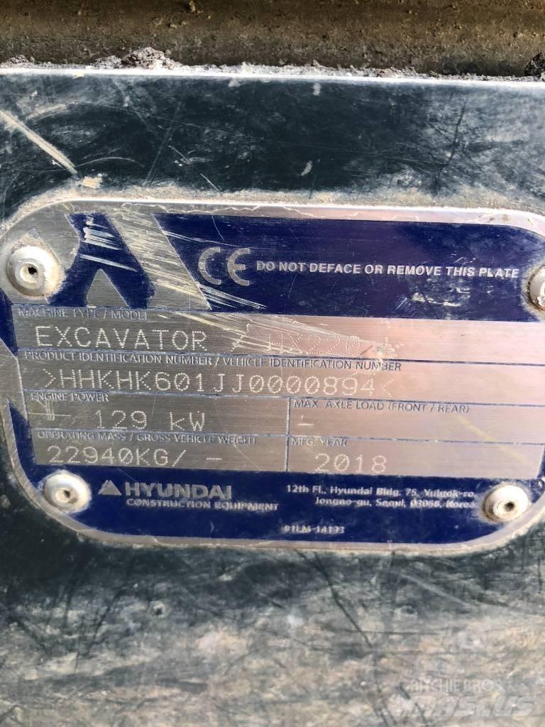 Hyundai HX 220 L Гусеничні екскаватори