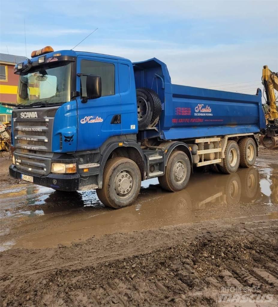 Scania R 420 8X4 Скіпові навантажувачі