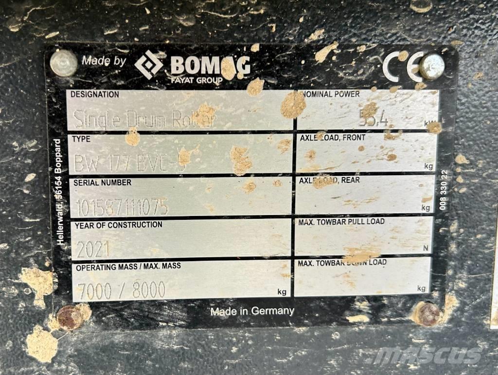 Bomag BW 177 BVC-5 Грунтові котки