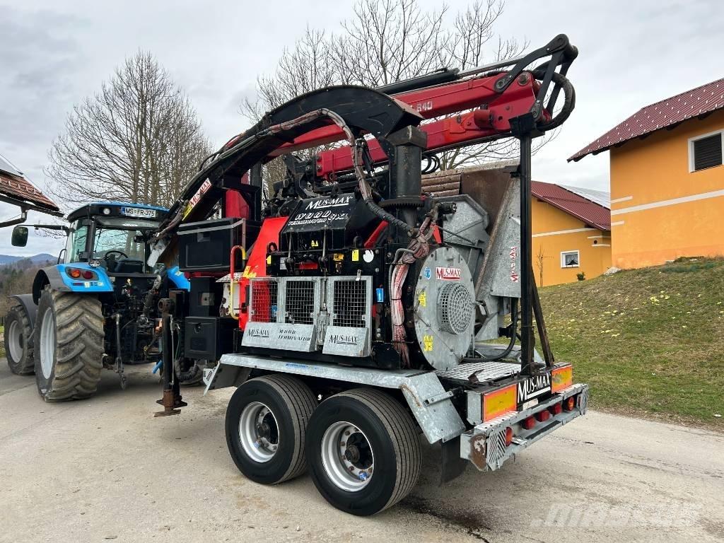 Mus-Max 8XL Дровоколи, рубальні машини, дробарки