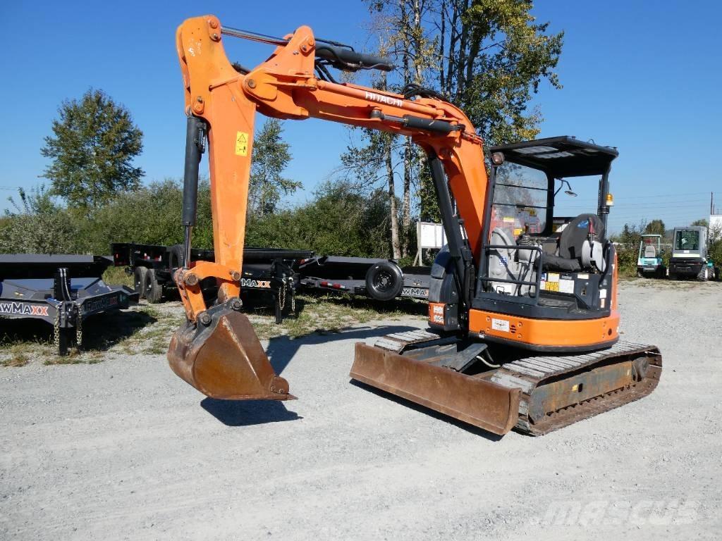 Hitachi ZX 55 UR-5B Міні-екскаватори < 7т
