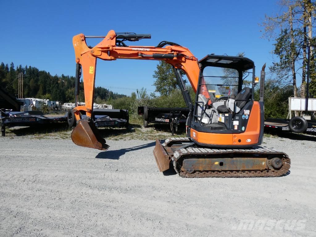 Hitachi ZX 55 UR-5B Міні-екскаватори < 7т