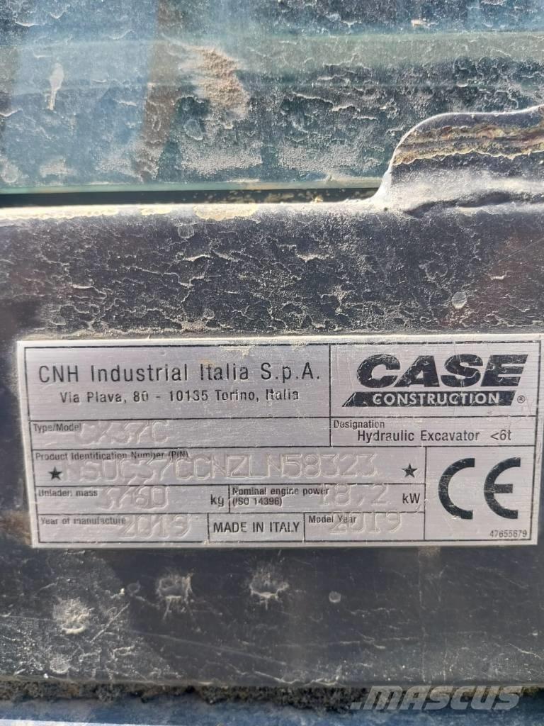 CASE CX 37 C Міні-екскаватори < 7т