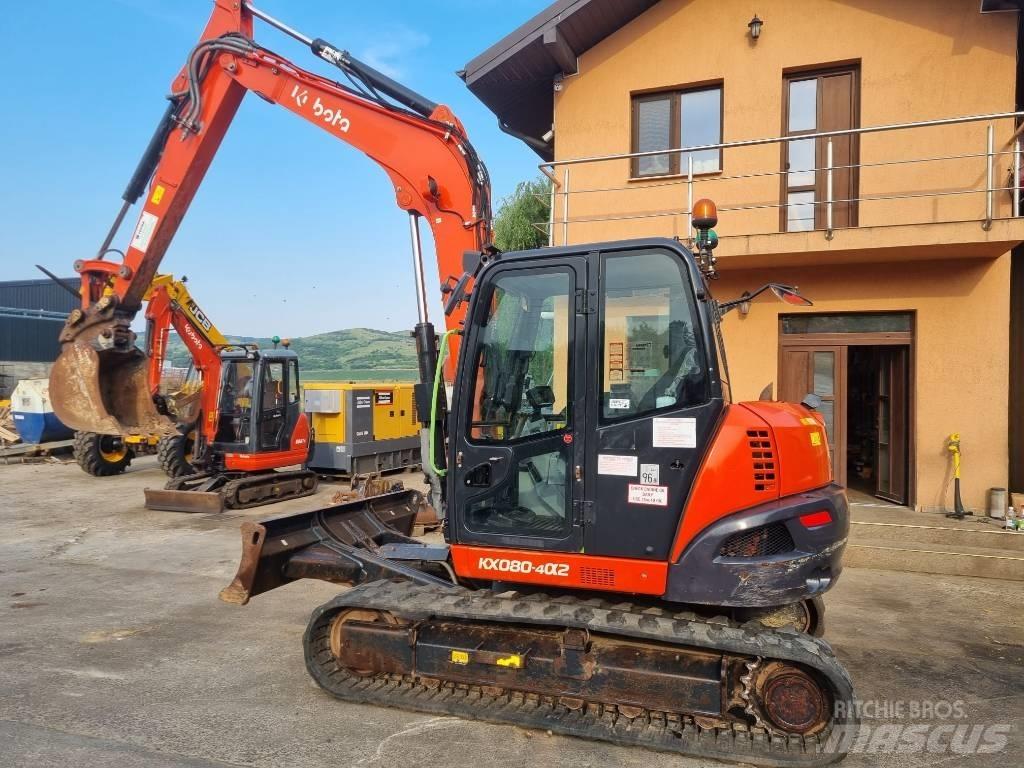 Kubota KX 80-4 Середні екскаватори 7т. - 12т.