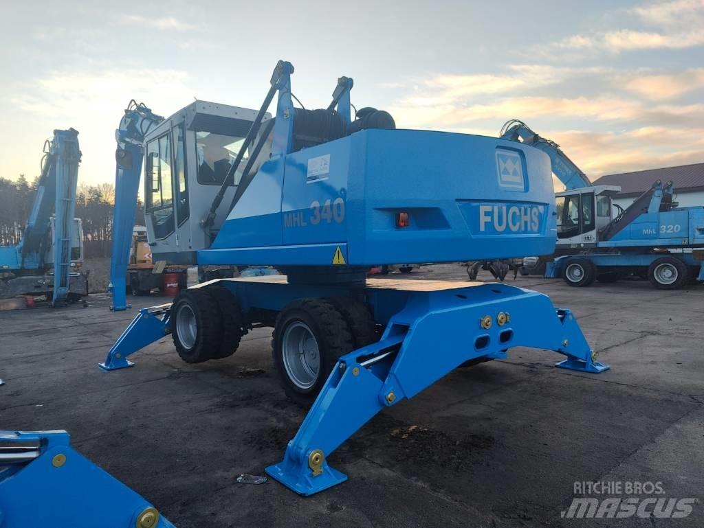 Fuchs MHL 340 C Перевантажувачі металобрухту/промислові навантажувачі