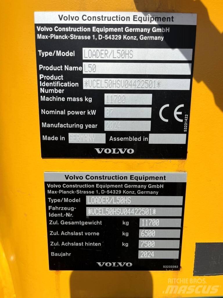 Volvo L50H Фронтальні навантажувачі