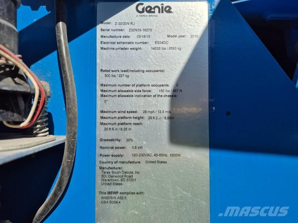 Genie Z 30/20 N Колінчаті підйомники