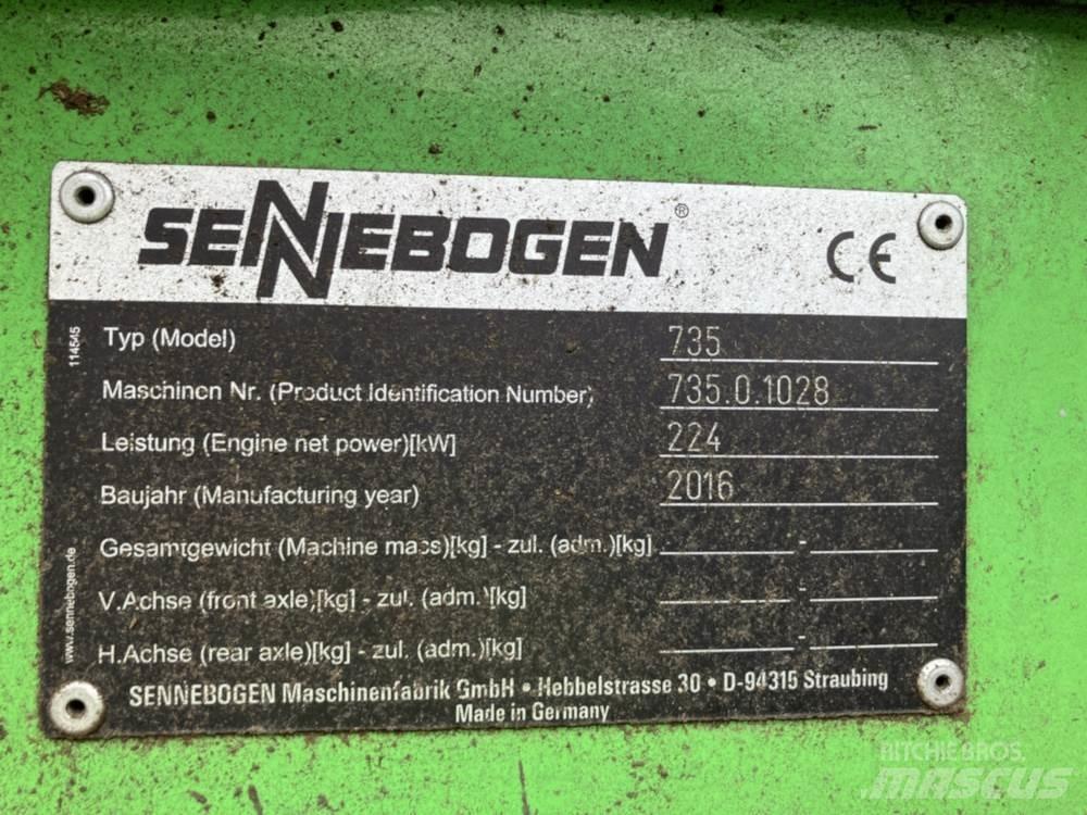 Sennebogen 735E Перевантажувачі металобрухту/промислові навантажувачі