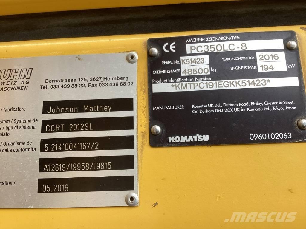 Komatsu PC 350 LC-8 Екскаватори для знесення споруд