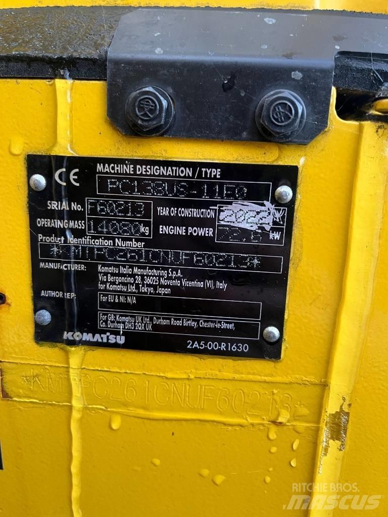 Komatsu PC138US-11 Гусеничні екскаватори