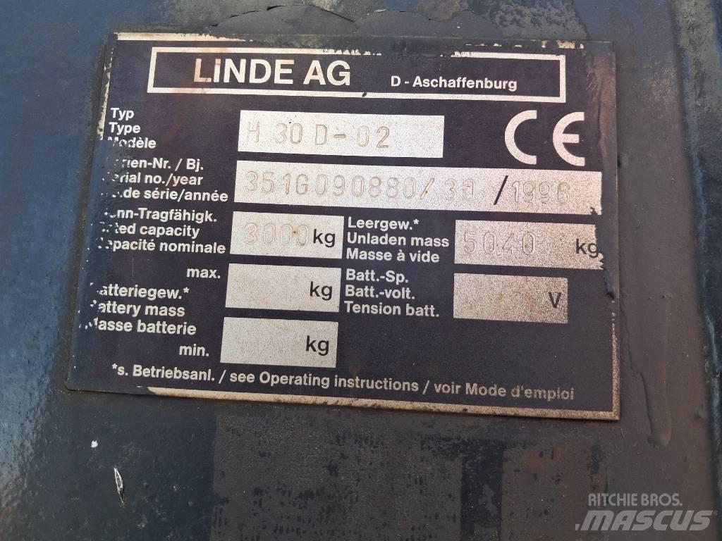 Linde H 30 D Дизельні навантажувачі
