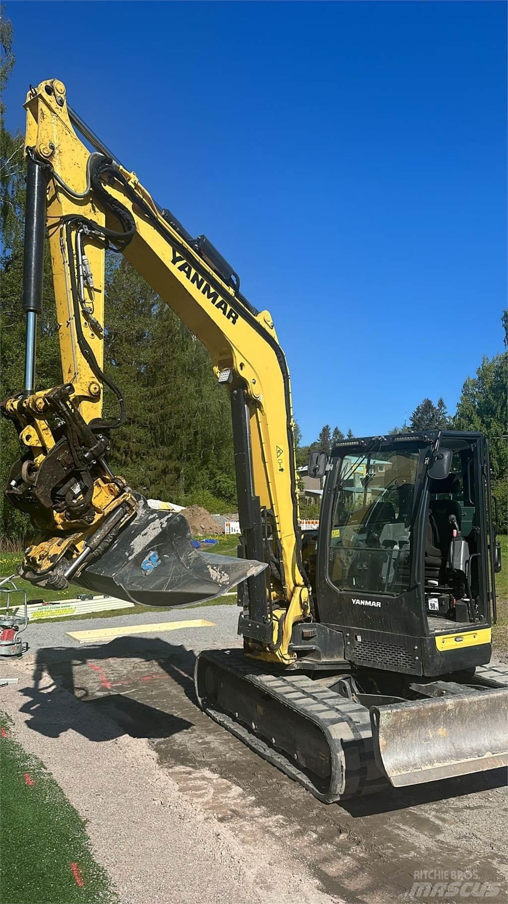 Yanmar Vio 80-1A Середні екскаватори 7т. - 12т.