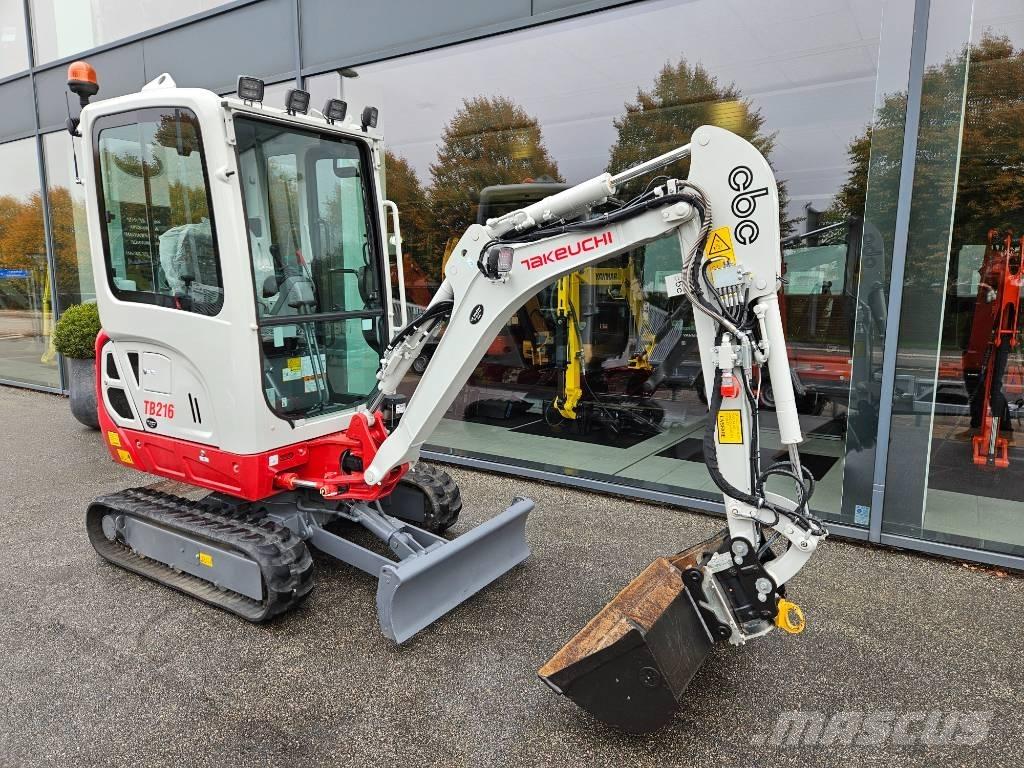 Takeuchi TB 216 Міні-екскаватори < 7т