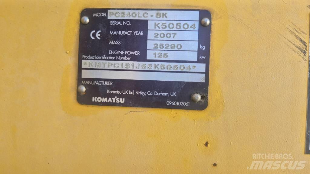 Komatsu PC240LC-8K Гусеничні екскаватори