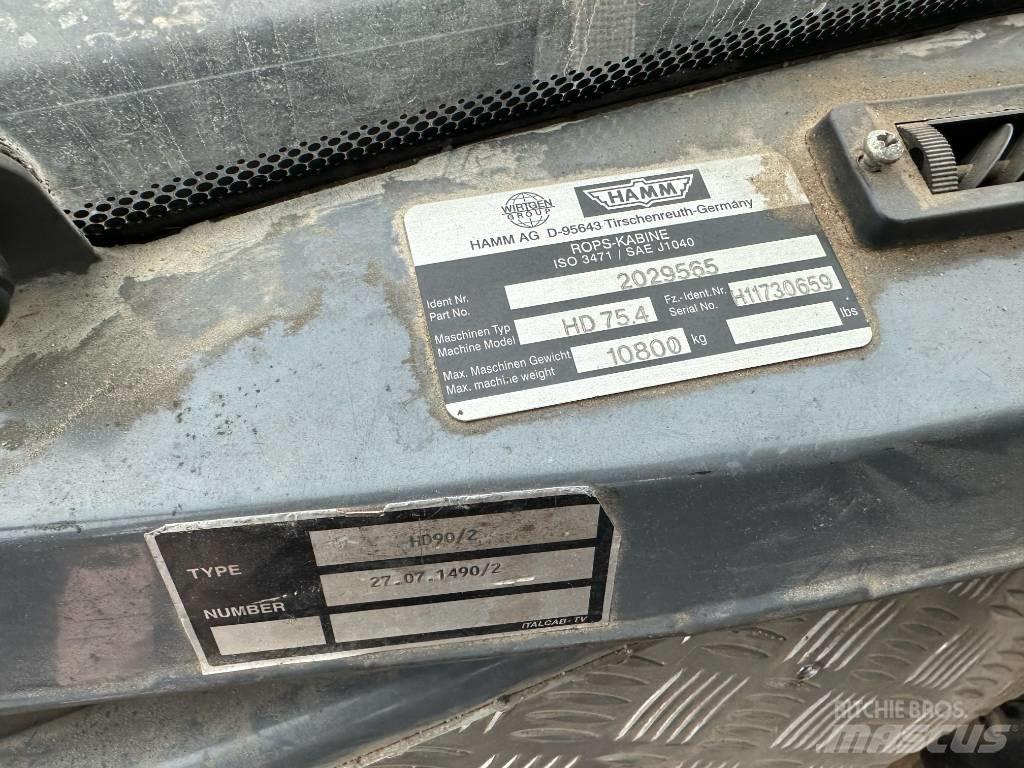 Hamm HD 75.4 Котки тротуарні