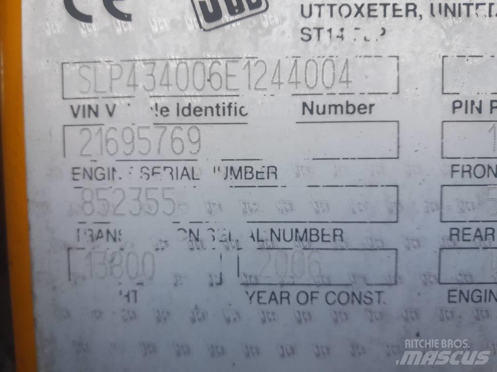 JCB 434S Фронтальні навантажувачі