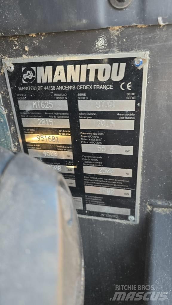 Manitou MT 625 Телескопічні навантажувачі