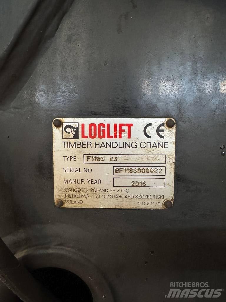 Loglift 118 S T Лісозаготівельні крани