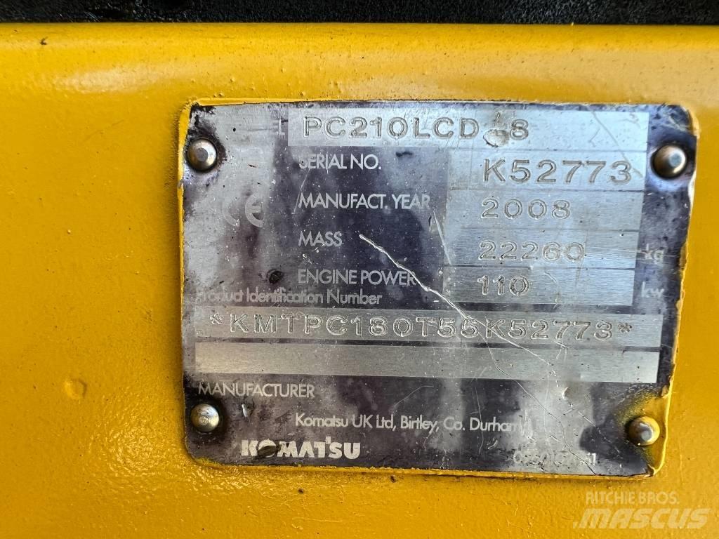 Komatsu PC 210 LCD-8 Гусеничні екскаватори