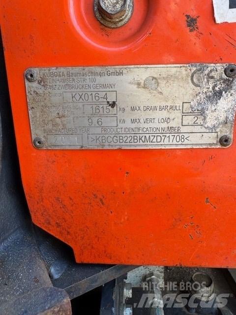 Kubota KX 016-4 Міні-екскаватори < 7т