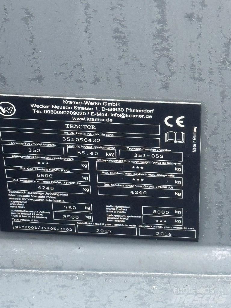 Kramer 8085 Фронтальні навантажувачі